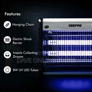 Geepas GBK1131N Fly and Insect Killer – Powerful Fly Zapper