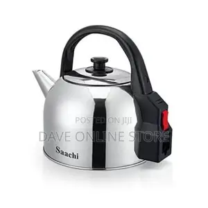 Saachi Stainless Steel Electric Kettle, Silver, 5 Litre