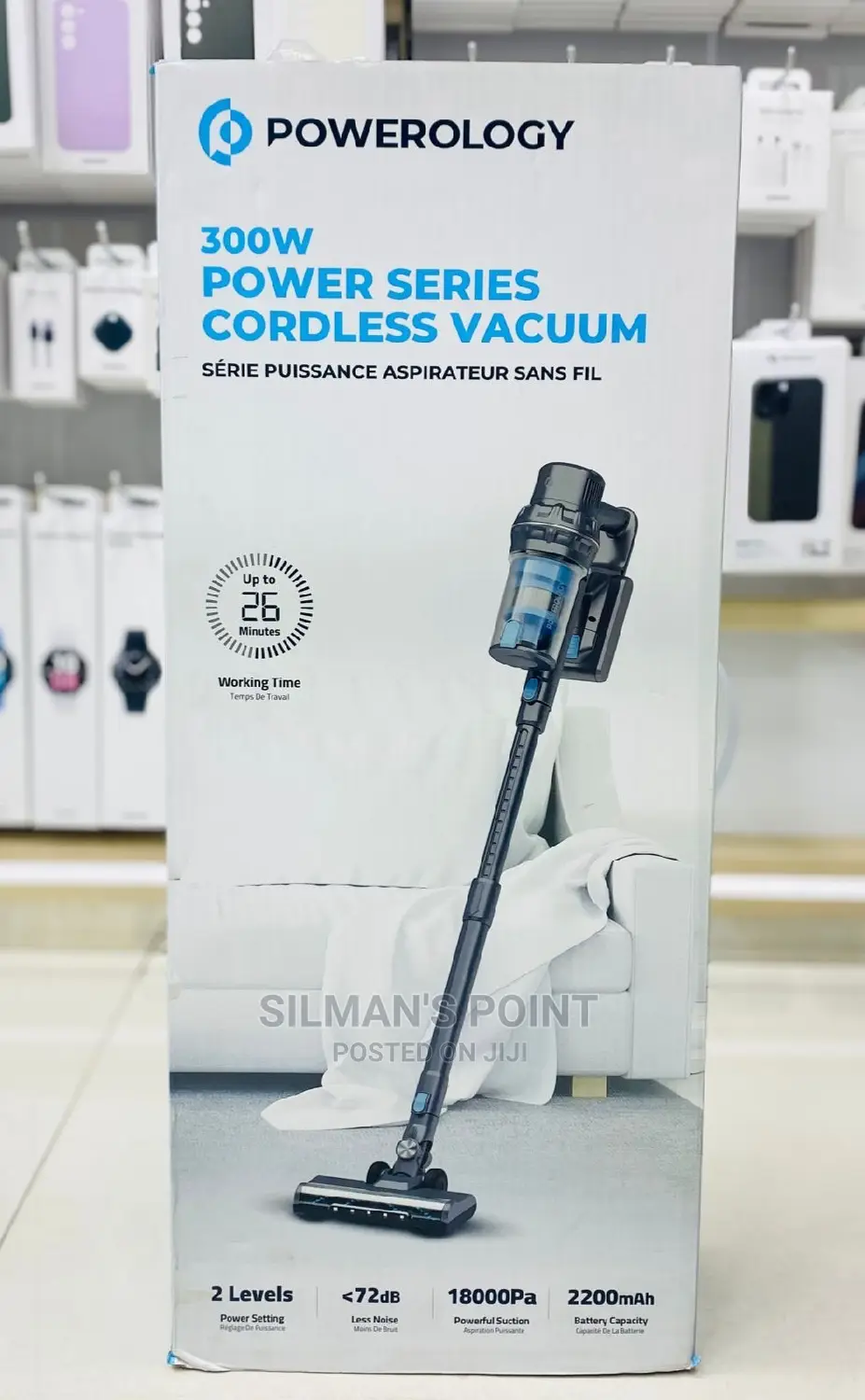 Powerology 300W Power Series Cordless Vacuum
