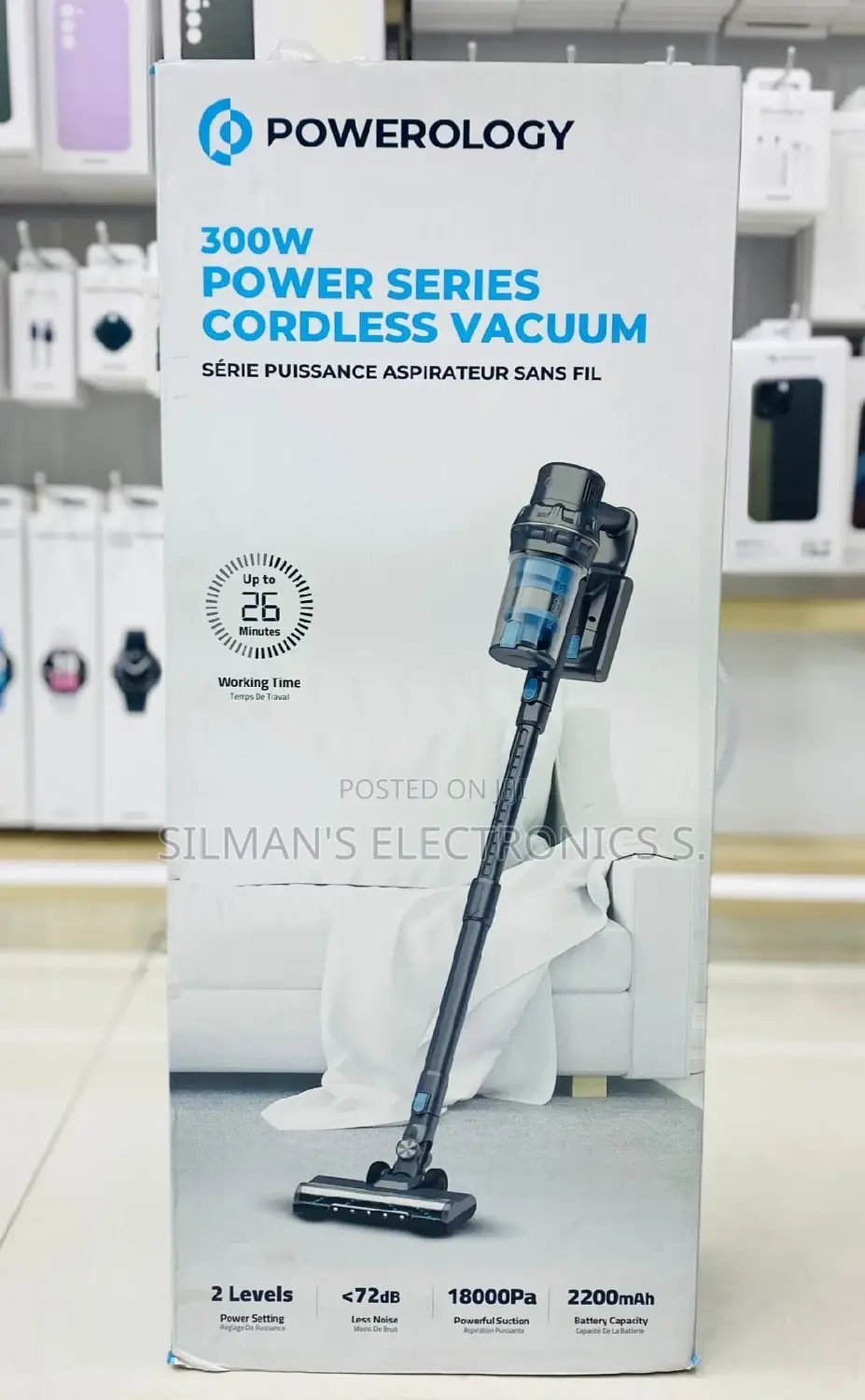 Powerology 300W Power Series Cordless Vacuum