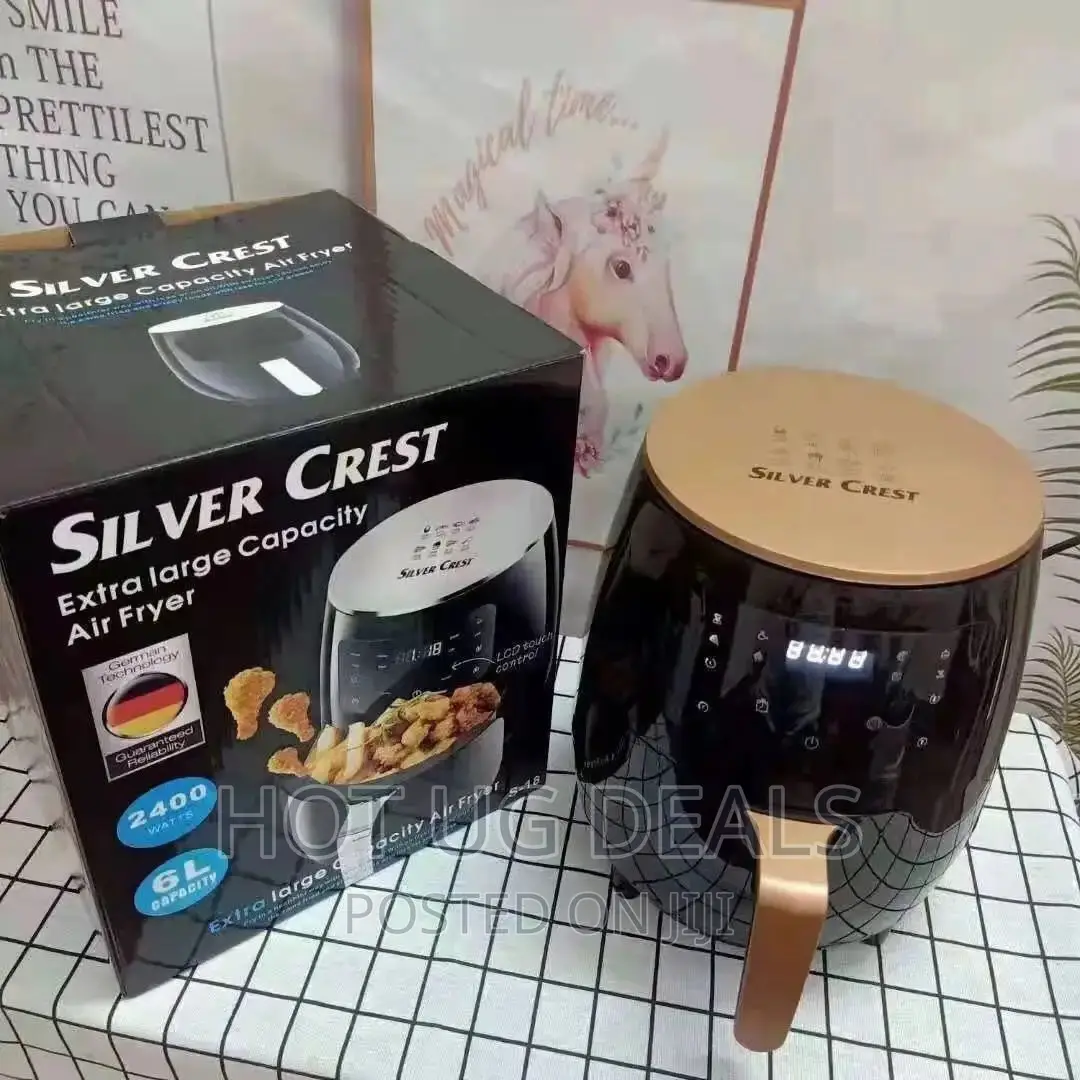 6L Oil Free Healthy Air Fryer - Green/Black