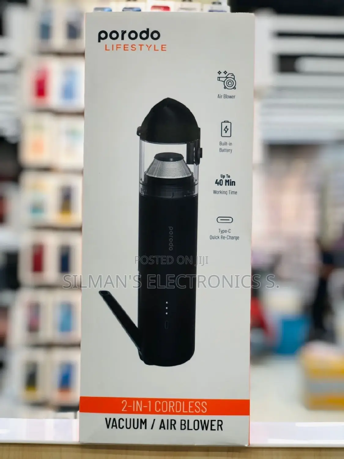 Porodo 2 in 1 Cordless Vacuum/Air Blower