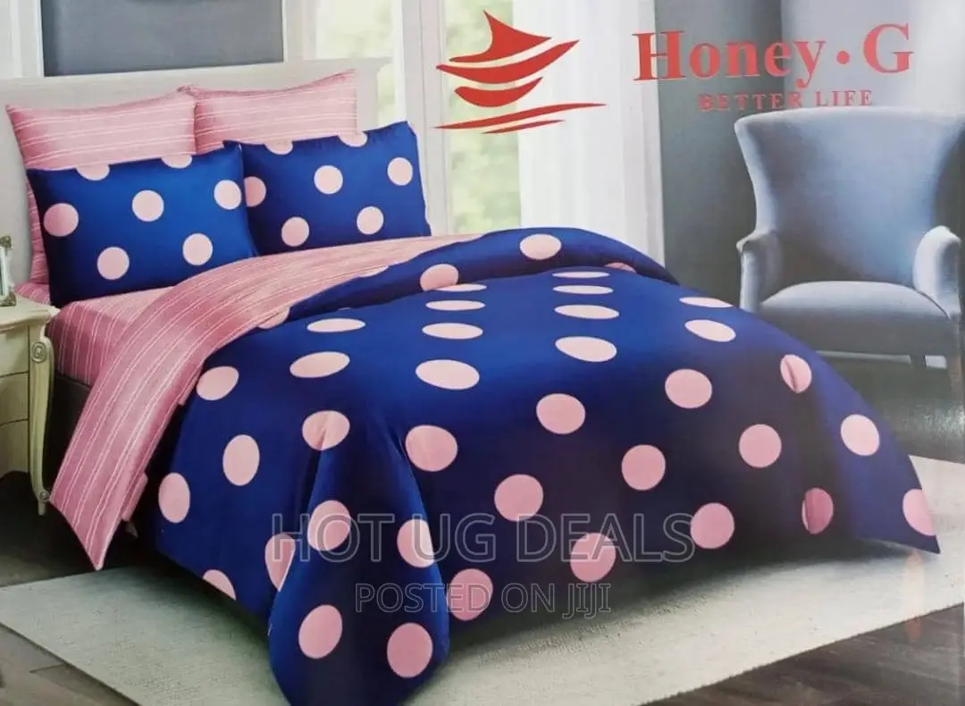 4 Pieces Duvets 5*6 ✓2 Pillowcases ✓1 Bedsheet With Duvet