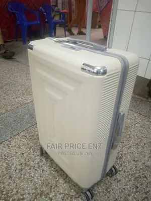 Executive Plastic Suitcase Medium ( Cream)
