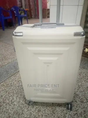 Executive Plastic Suitcase Medium ( Cream)