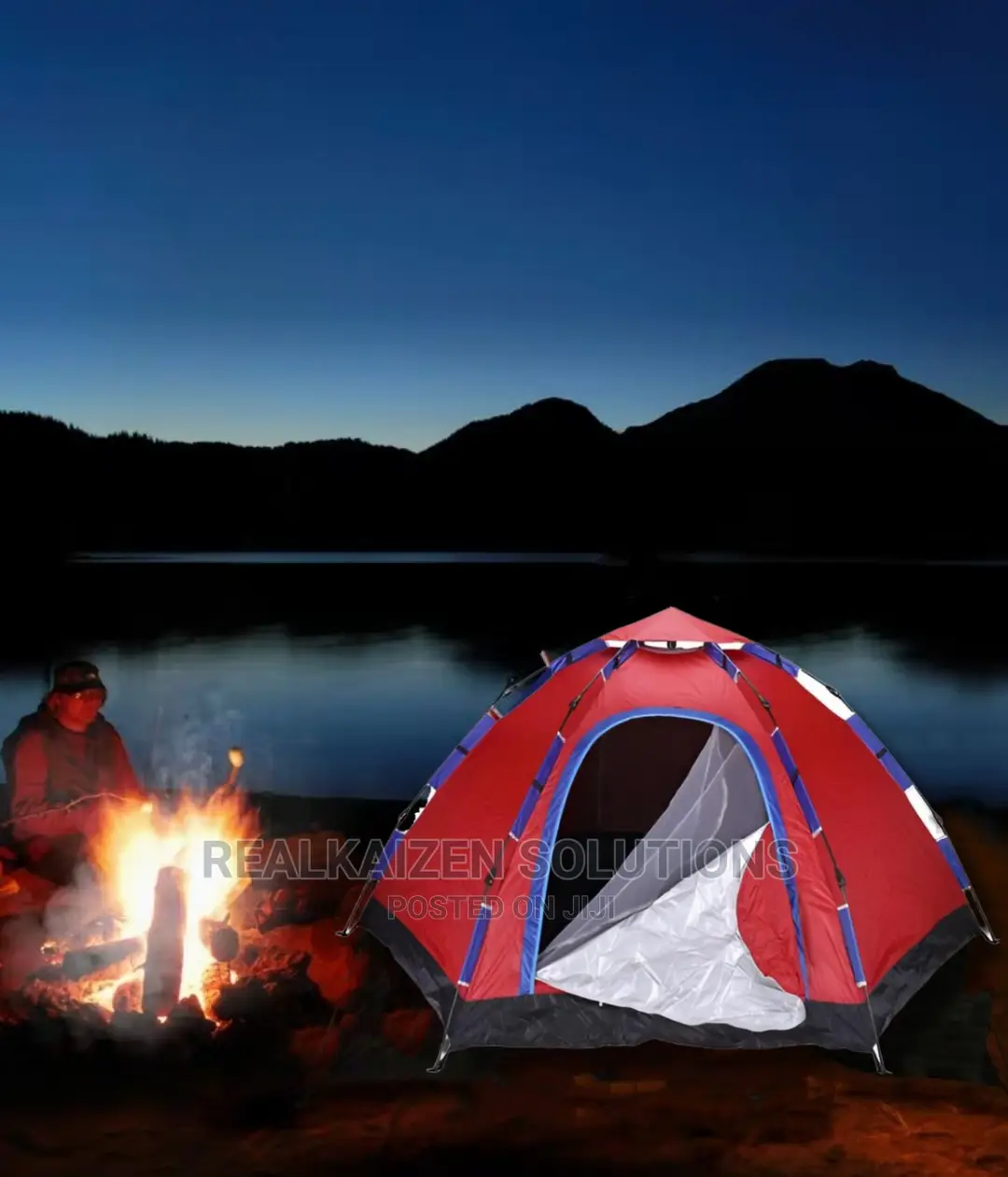 ROYALFORD 8 Person Hexagonal Automatic Season Tent