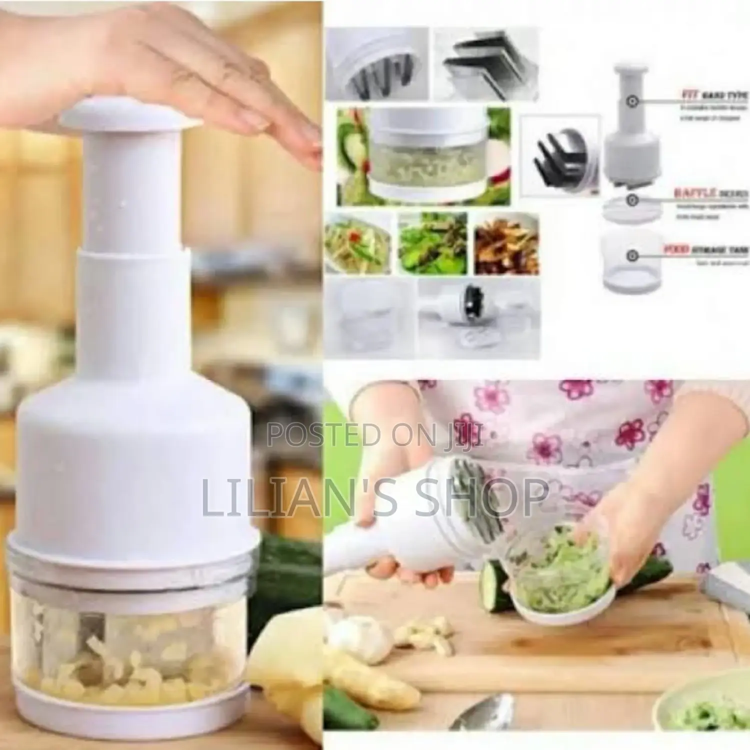 Multifunction Onion/Garlic and Vegetable Chopper