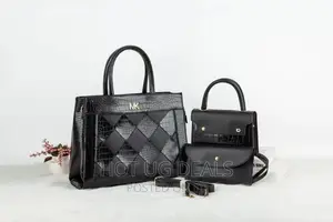 3pcs of Ladies Designer Handbags _ Black