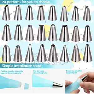 24pcs Cake Decorating Nozzles
