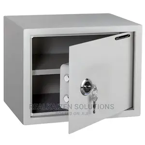 UNIVERSAL Medium Sized Key White Operated Locker Safe 10kg.