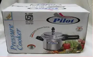 New Pilot Pressure Cooker 5L – Stainless Steel
