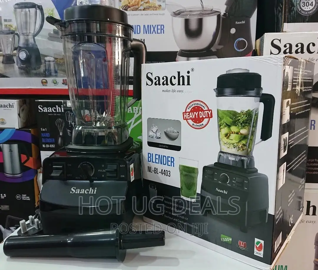 Saachi 2L Commercial Heavy Duty Blender - Black