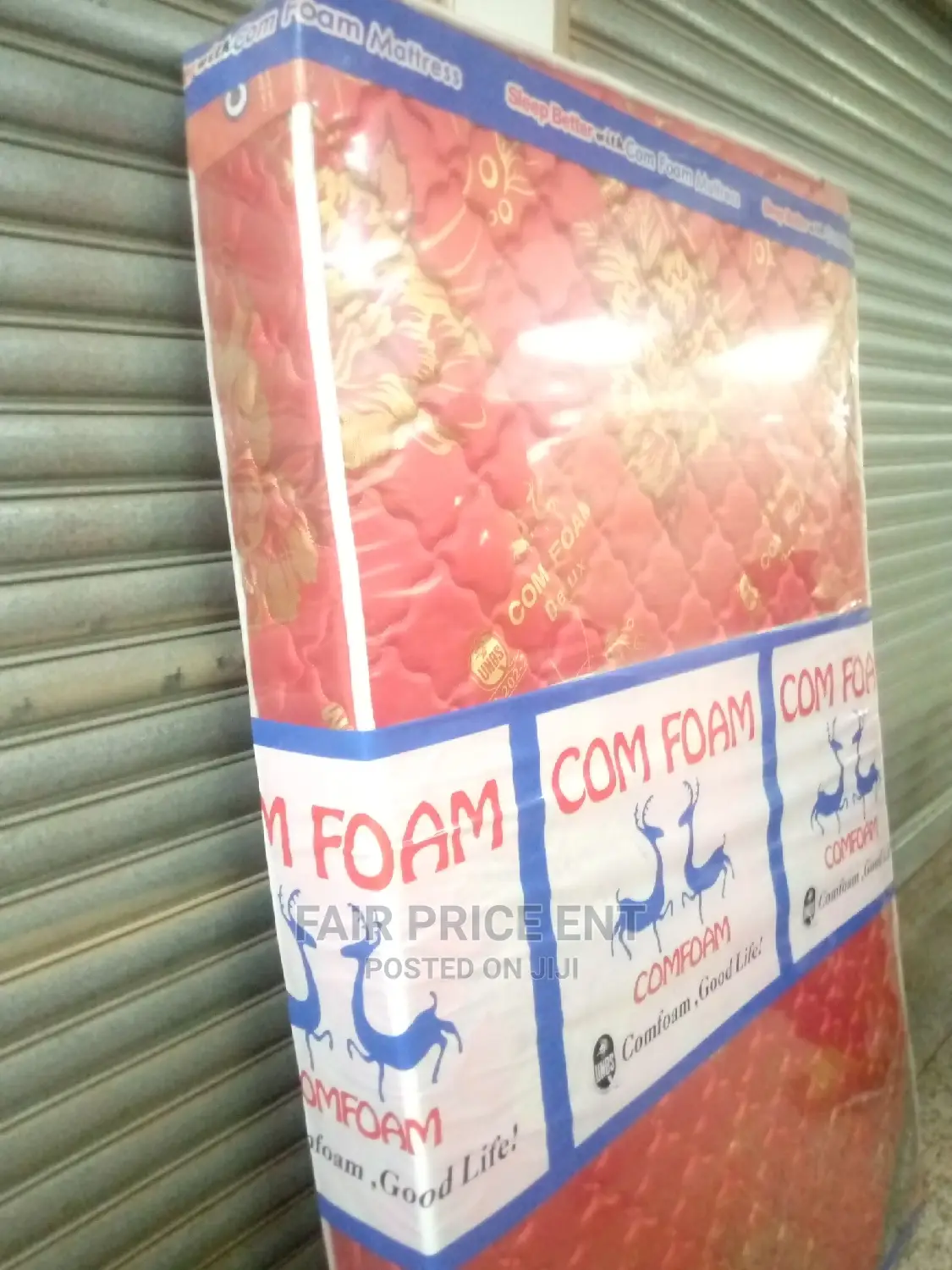 Mattress Quilted Density 4*6 in 6 Inches ( Red)