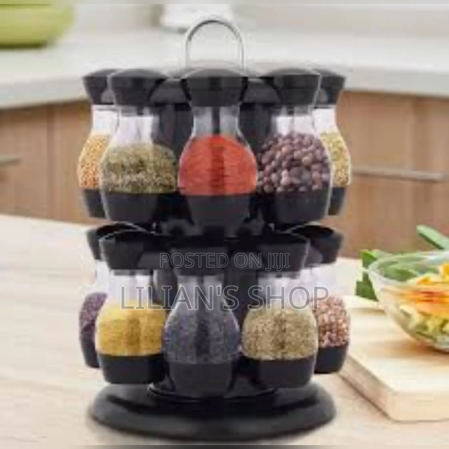 Kitchen Jar /Spice Rack