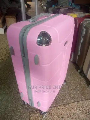 Plastic Suitcases Big ( Pink)