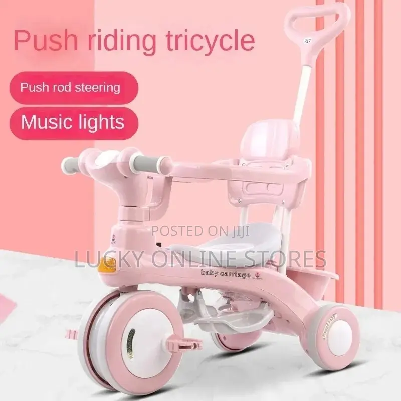Kids Musical Tricycle With Lights