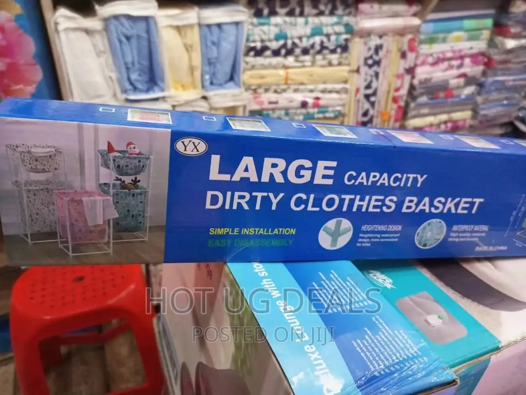 Large Capacity Dirty Clothes Basket - Multicolour
