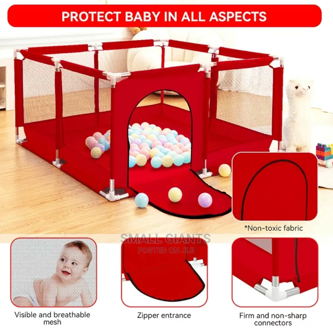 Baby Playpen/House Interactive Toddler Room With Safety Gate