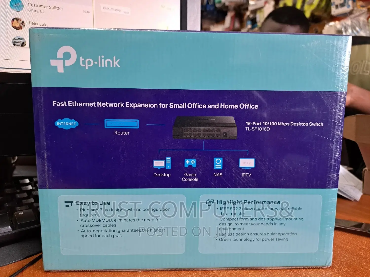 Tp-Link 16port Switch TL-SF1016D