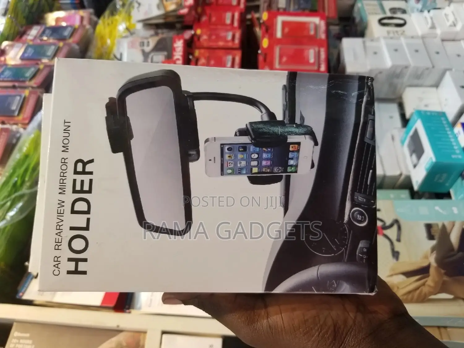 Phone Holder Mirror Mount