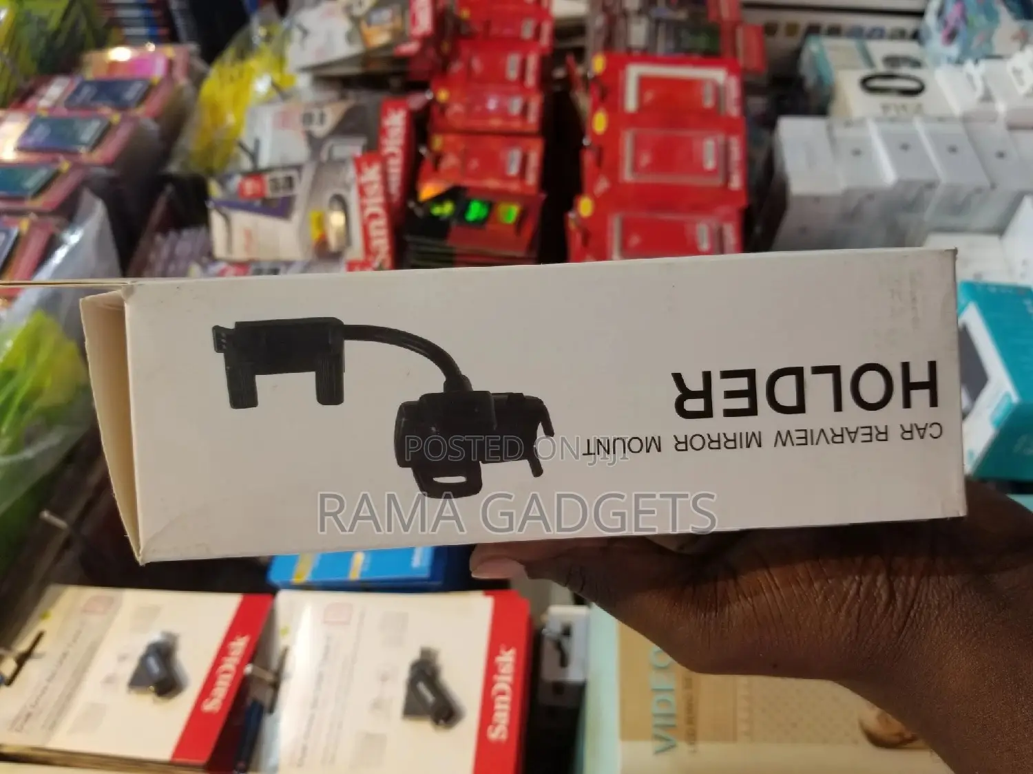 Phone Holder Mirror Mount