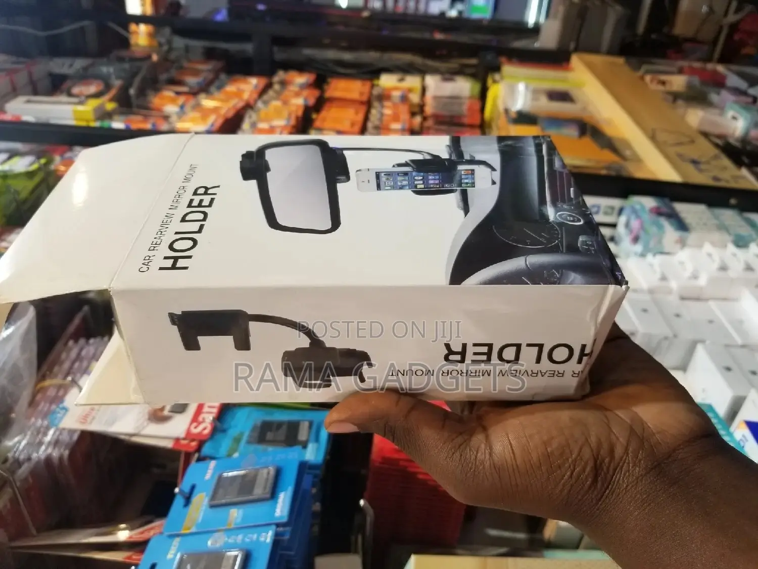 Phone Holder Mirror Mount