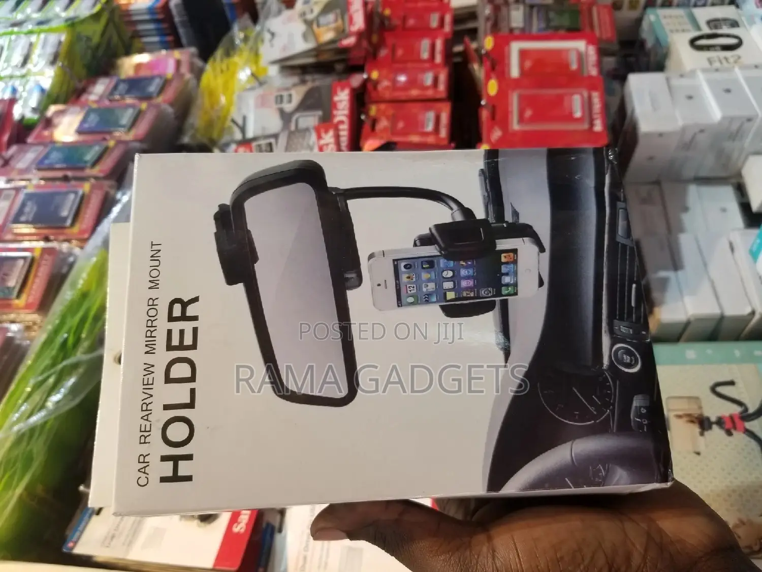 Phone Holder Mirror Mount