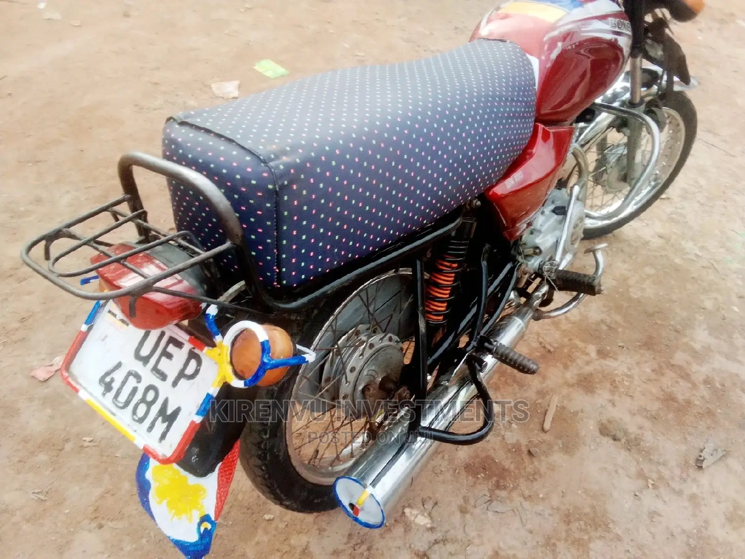 Bajaj Boxer 100 2015 Orange
