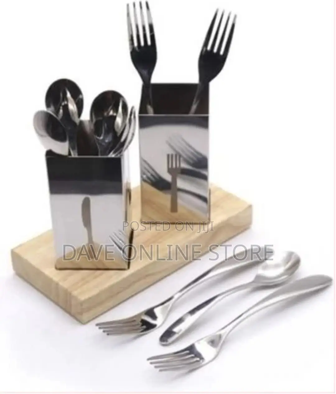 Spoons, Forks Cutlery Storage Holder Draining Rack Base