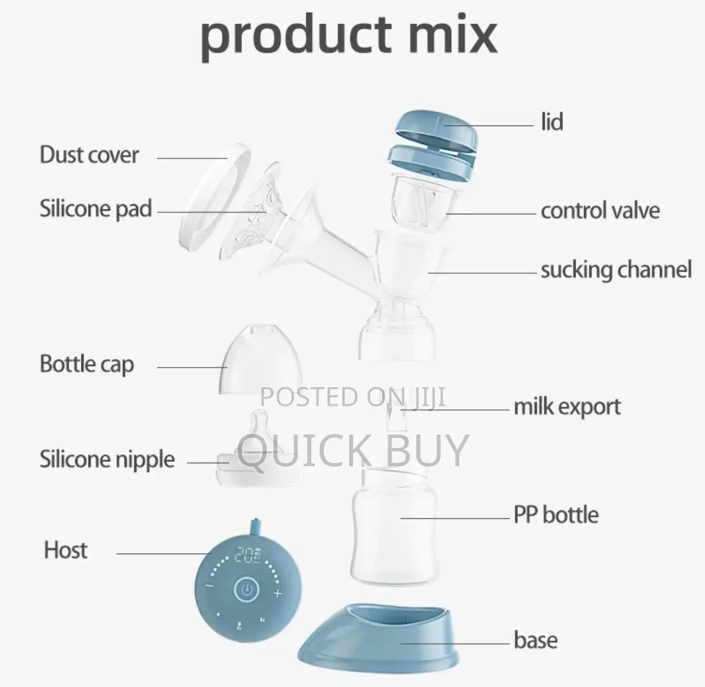Whalelove Rechargeable Double Breast Pump