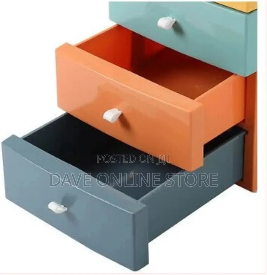 3 Tier Drawer Mini Storage Desktop Makeup Box Organizer