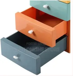 3 Tier Drawer Mini Storage Desktop Makeup Box Organizer