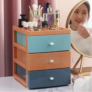 3 Tier Drawer Mini Storage Desktop Makeup Box Organizer