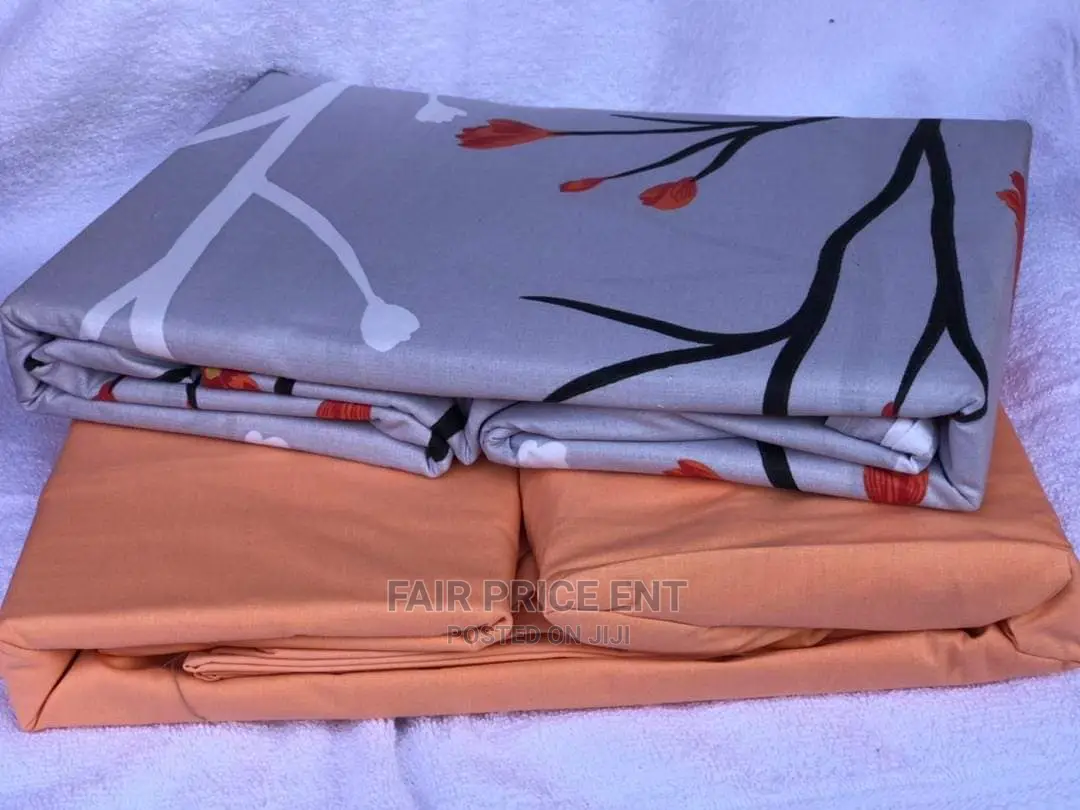 Quality Cotton Bedsheets 6*6( Gray)
