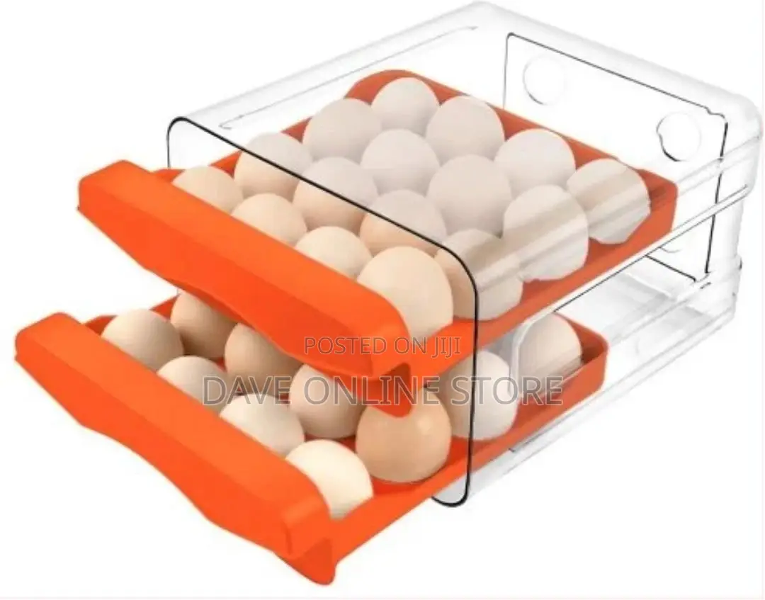 32 Grid Egg Holder for Refrigerator 2-Layer