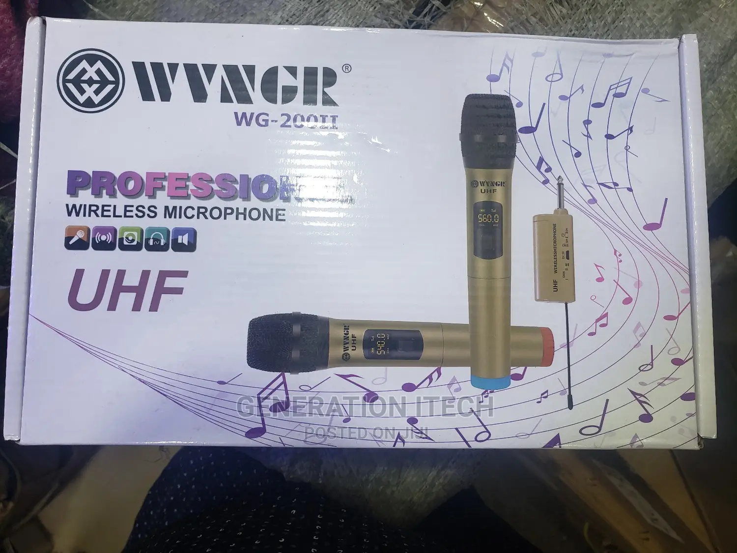 Wireless Microphone With a Simple Reciever - For All Sytem
