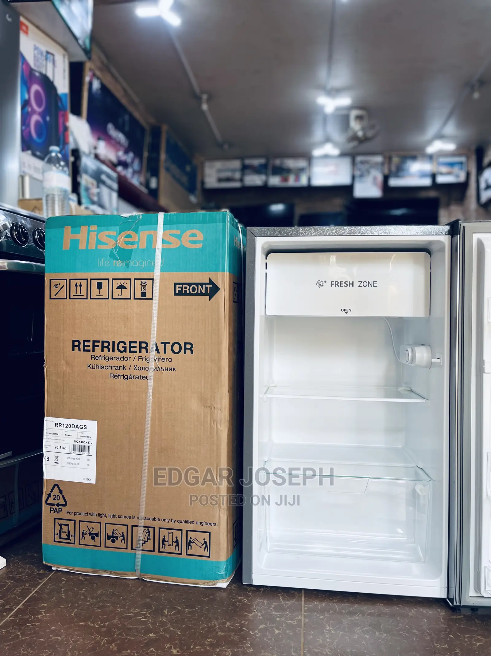 Hisense 120l Refrigerator Brand New