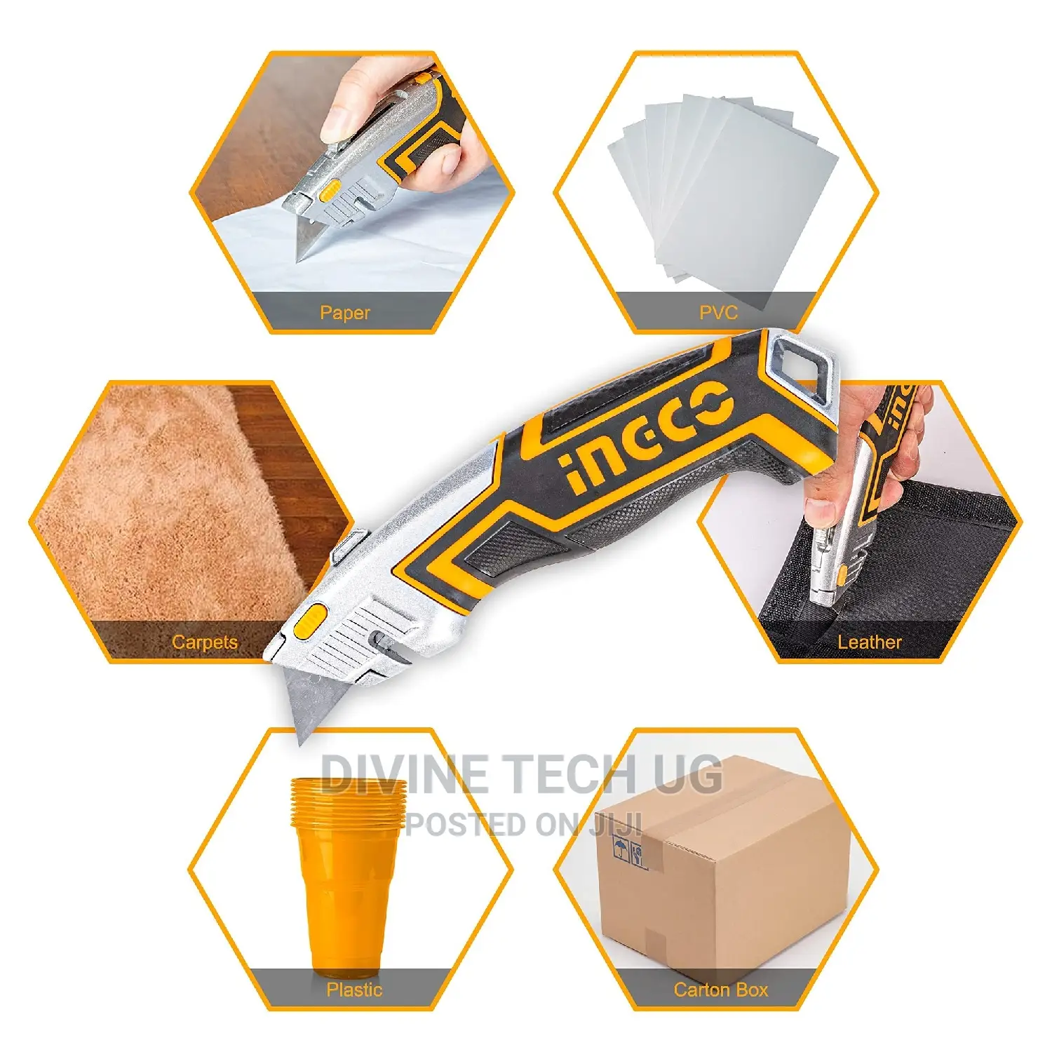 Ingco - Utility Knife / Packaging Knife / Box Knife