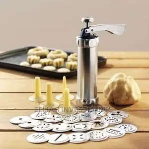 Stainless Steel Cookie Press Gun