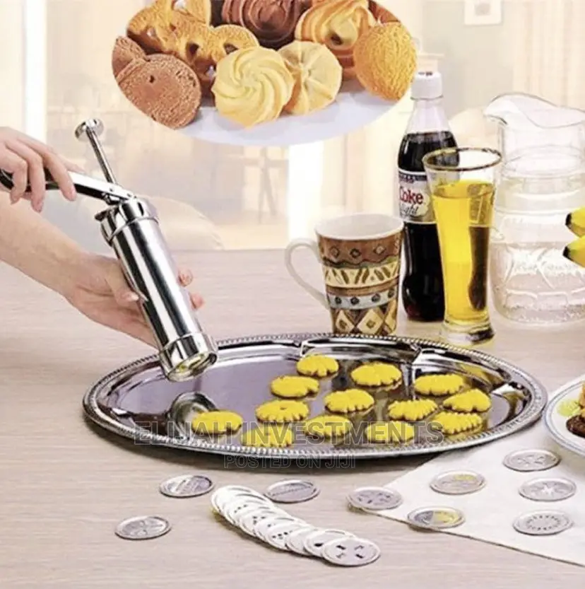 Stainless Steel Cookie Press Gun