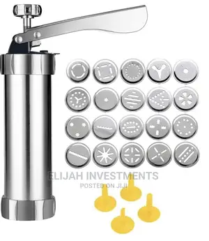 Stainless Steel Cookie Press Gun