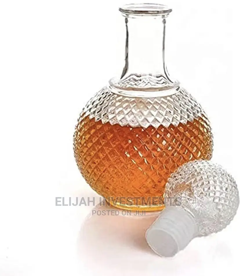 1000ml Crystal Whisked Wine Glass Bottle