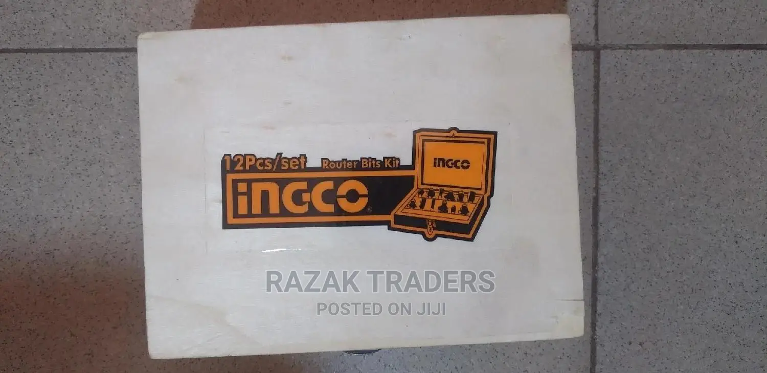 Set of 12pcs Router Bits Ingco