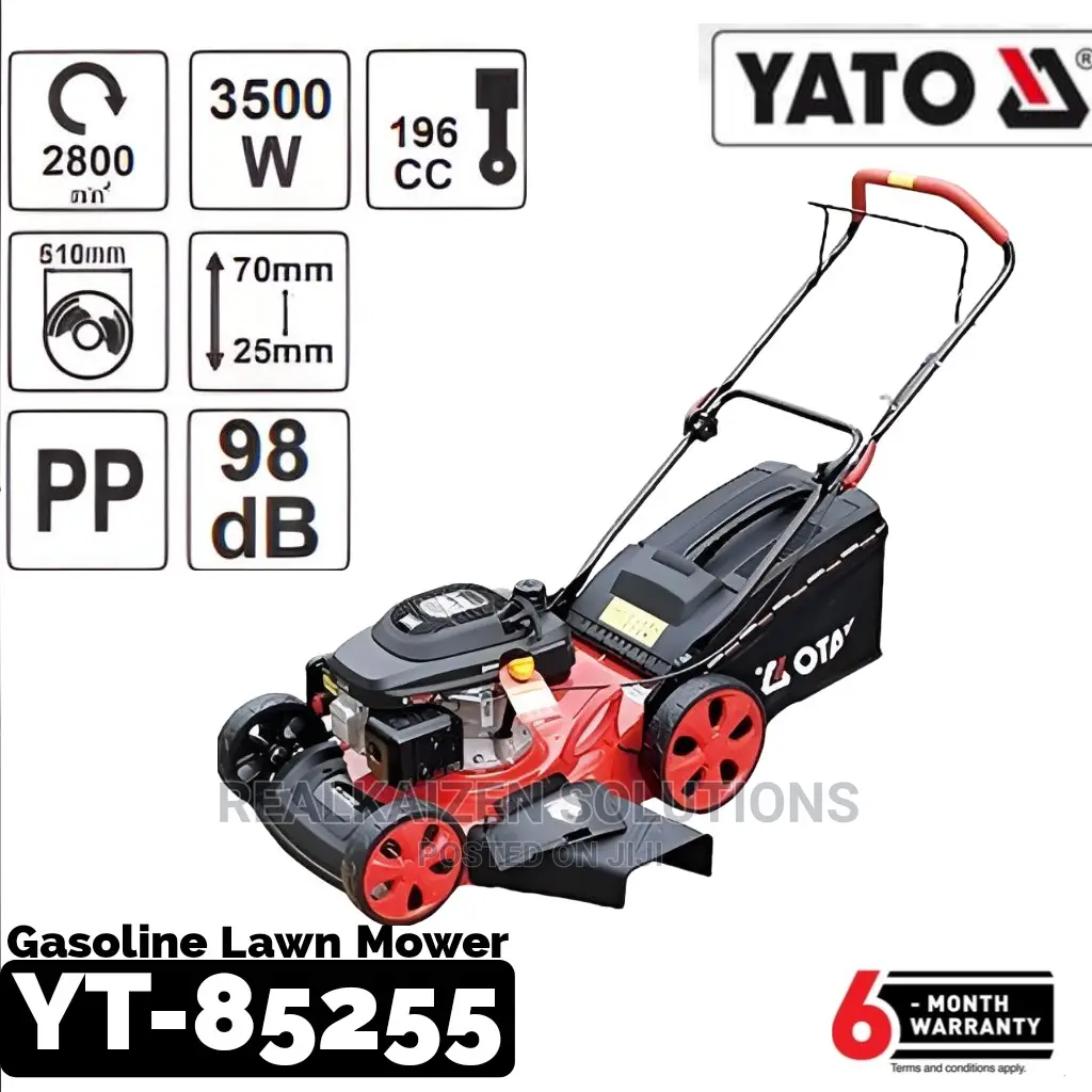 YATO 4.8HP Gasoline Lawn Mower 3500W