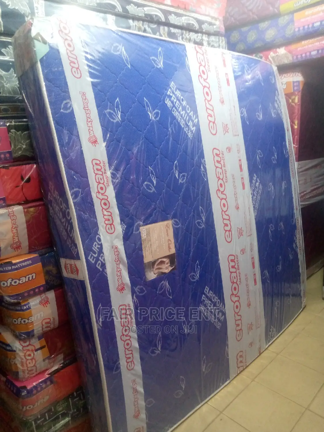 Orthopedic Medical Mattress 5*6 in 6 Inches ( Blue)