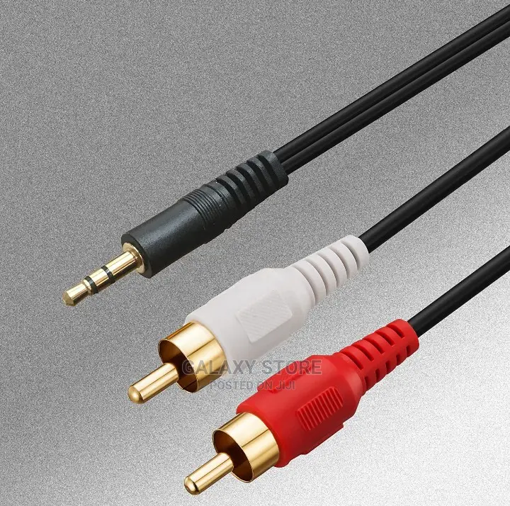 10m RCA Aux Audio Cable to 2 Rca Male Audio Banana Cable