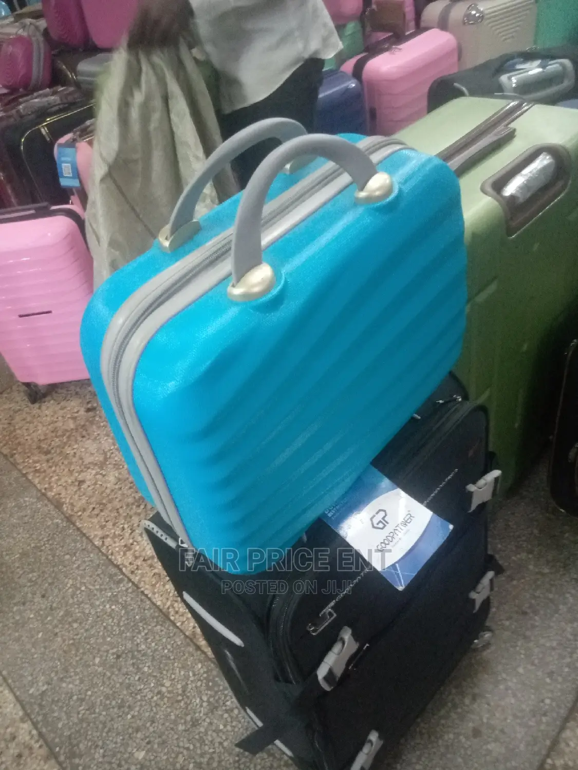 Beauty Plastic Bags Large ( Blue)