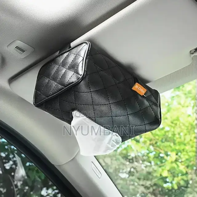 Car Leather Tissue Bag