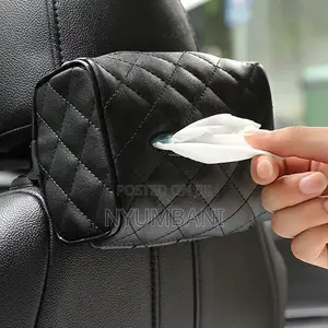 Car Leather Tissue Bag