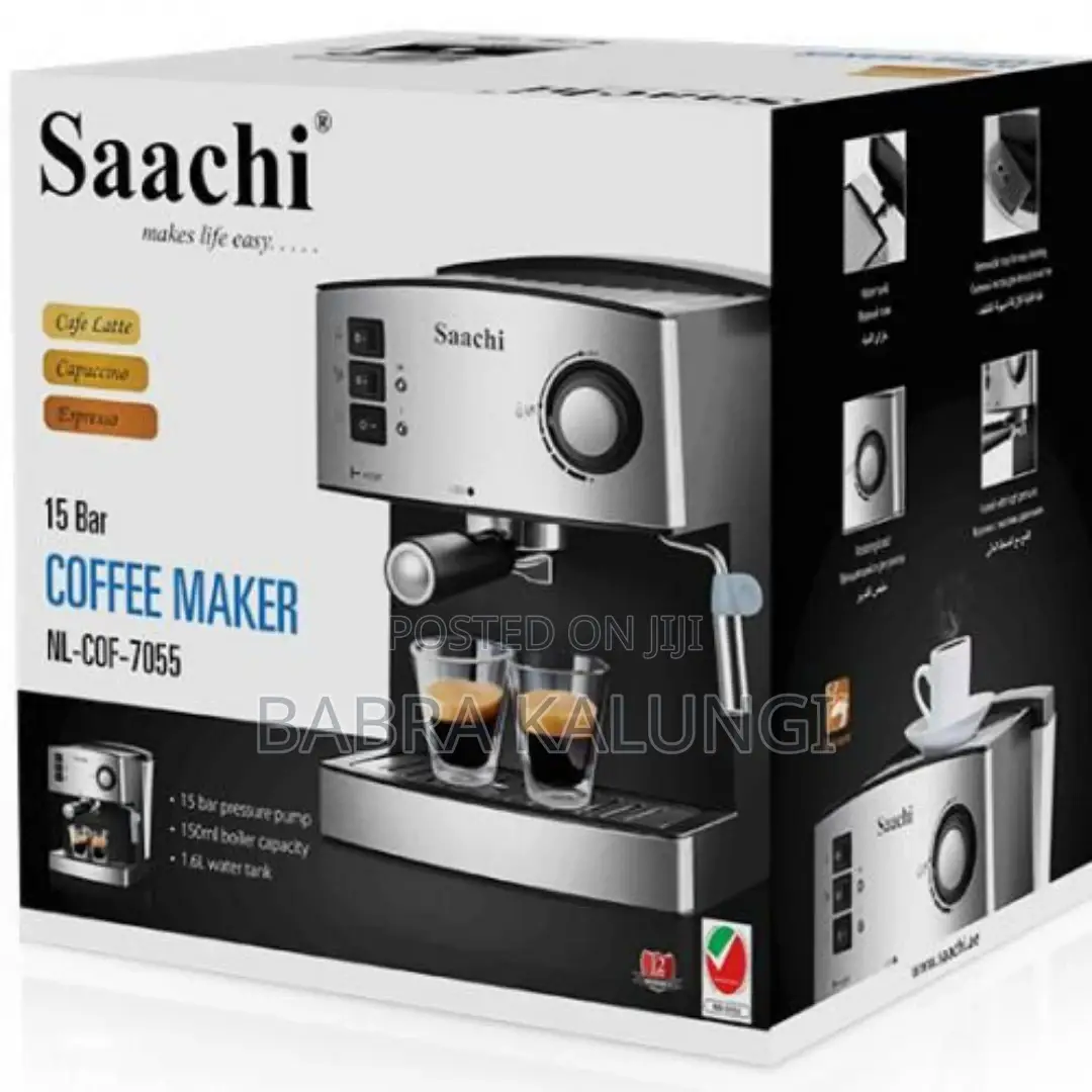 Saachi 1.6l/15 Bar Coffee Maker Machine Ll Nl_ Cof_7055